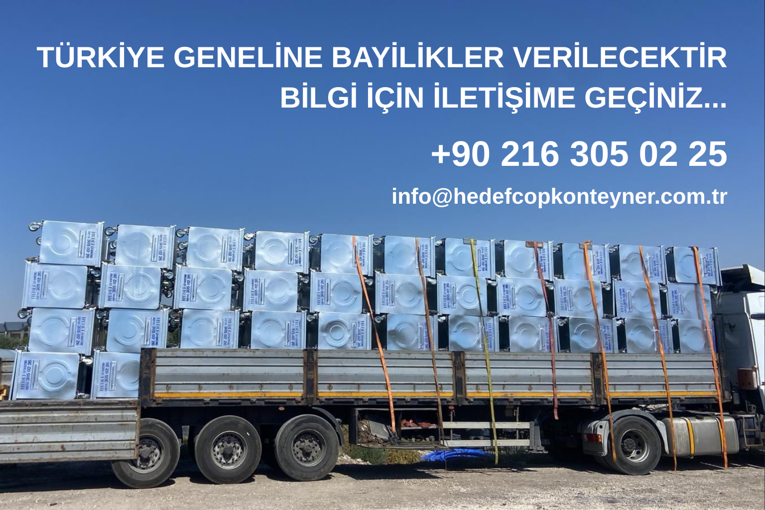 Türkiye Geneline Bayilik | Hedef Çöp Konteyner